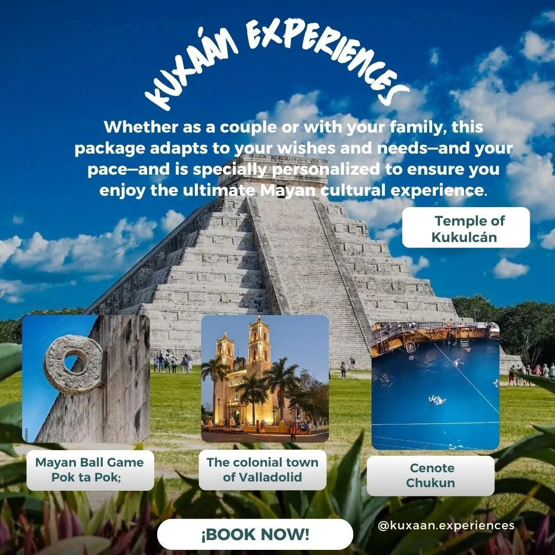 Tour privado Chichén Itzá Valladolid y cenote